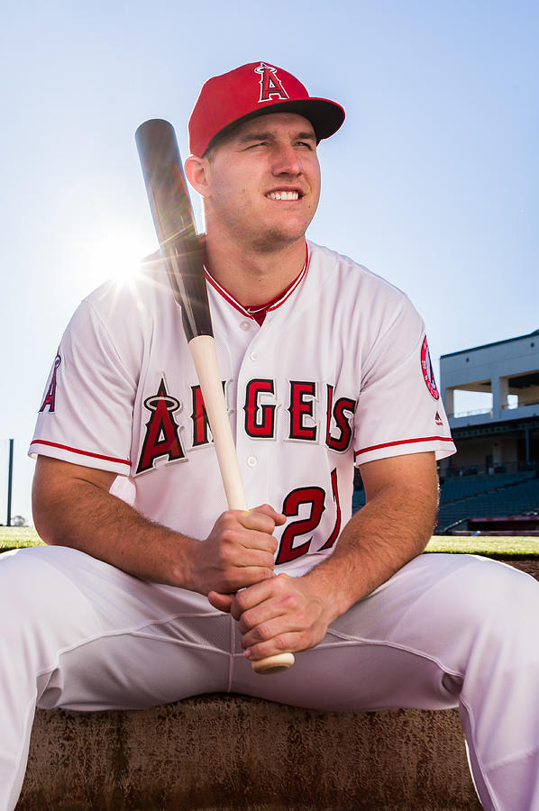 Mike Trout #6 Photograph by Rob Tringali