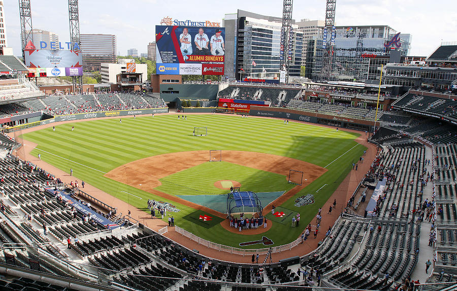 MLB: APR 15 Padres at Braves #6 Photograph by Icon Sportswire