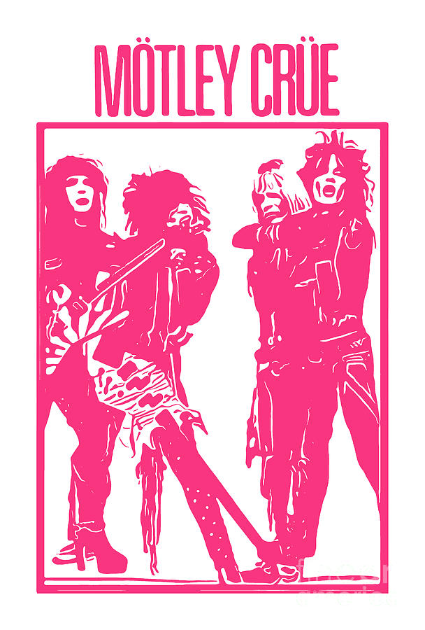 Motley Crue Drawing by Audio Payu