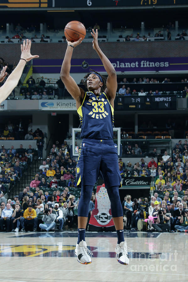 Myles Turner #6 Photograph by Ron Hoskins