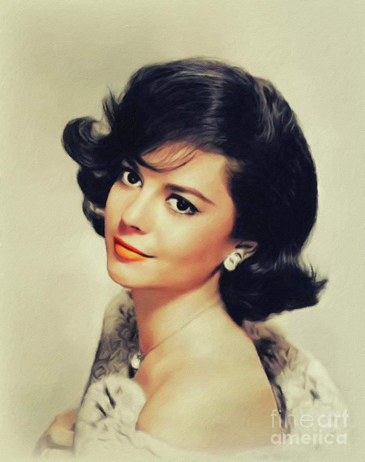 Natalie Wood, Hollywood Icon Painting by Esoterica Art Agency - Fine ...