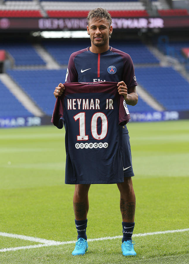 Neymar Signs For PSG #6 Photograph by Xavier Laine