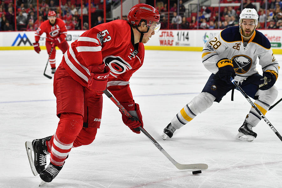 NHL: JAN 13 Sabres at Hurricanes #6 Photograph by Icon Sportswire