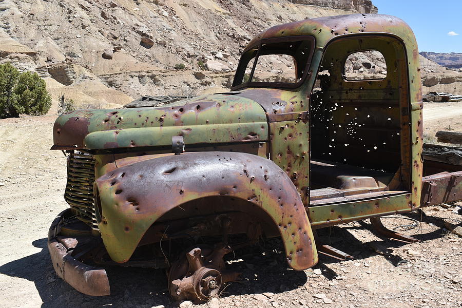 Old abandoned truck in the desert Photograph by Tonya Hance | Pixels