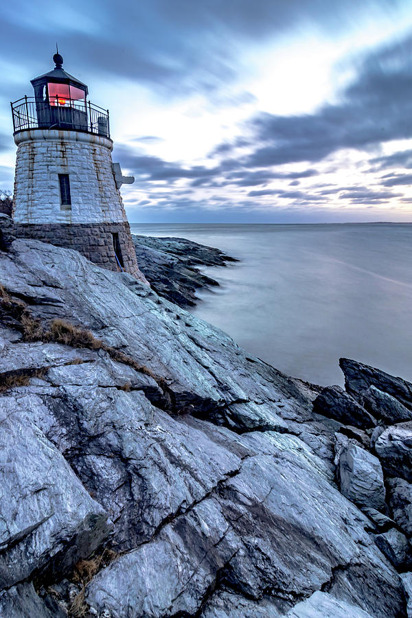 Oldcastle Lighthouse In Newport Rhode Island #6 Photograph by Alex Grichenko