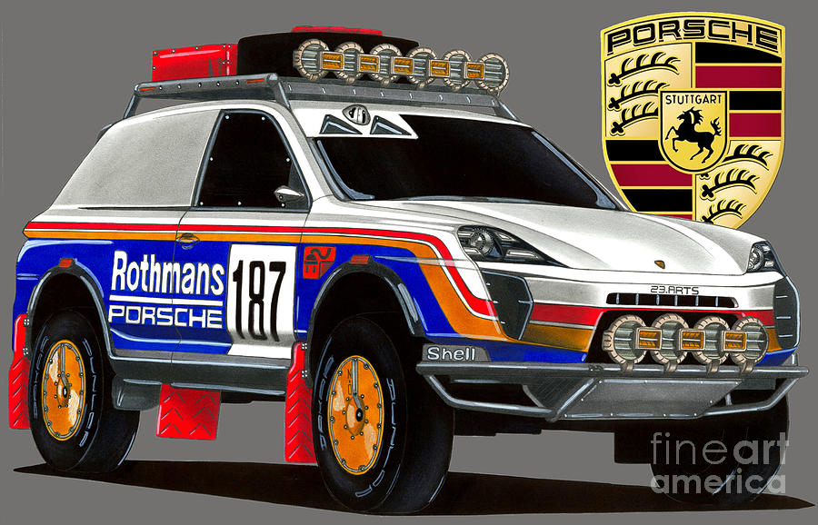 ParisDakar legend Porsche Cayenne Turbo GT EV and Porsche 959 EV