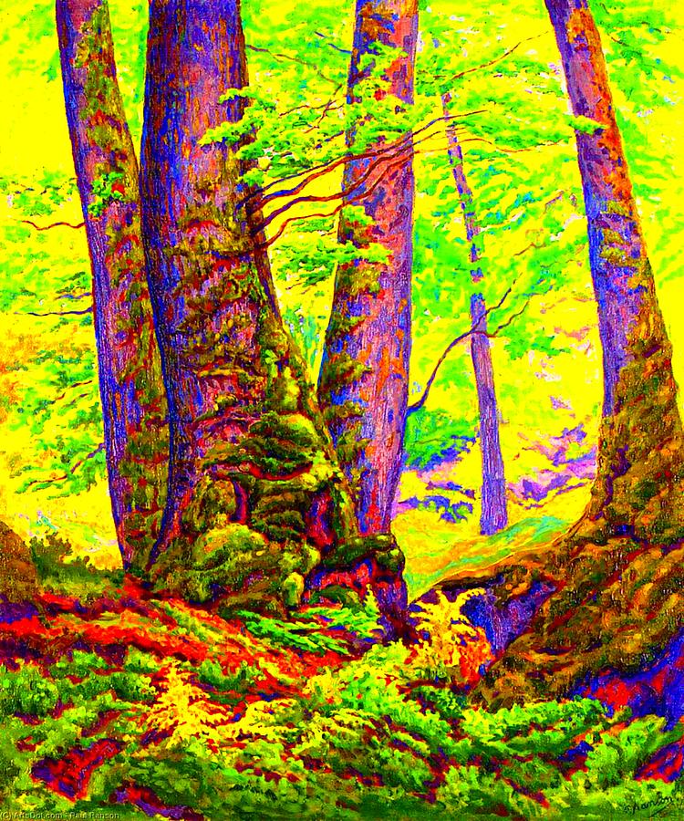 Paul Ranson Vibrant Colors #6 Painting by PrintPerfect Shop - Fine Art ...