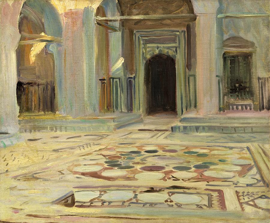 John Singer Sargent Painting - Pavement, Cairo #7 by John Singer Sargent