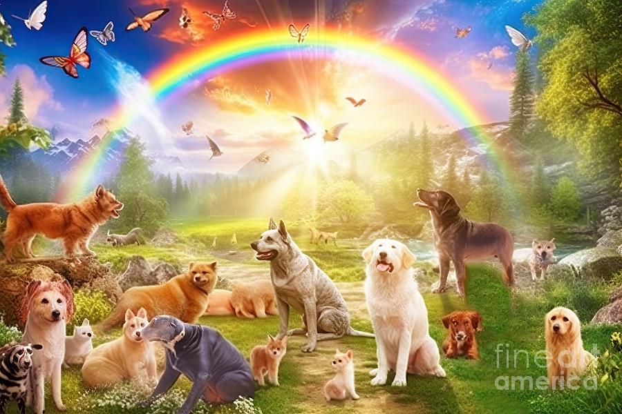 Pets Heaven For Dogs And Cats Digital Art by Benny Marty - Fine Art America