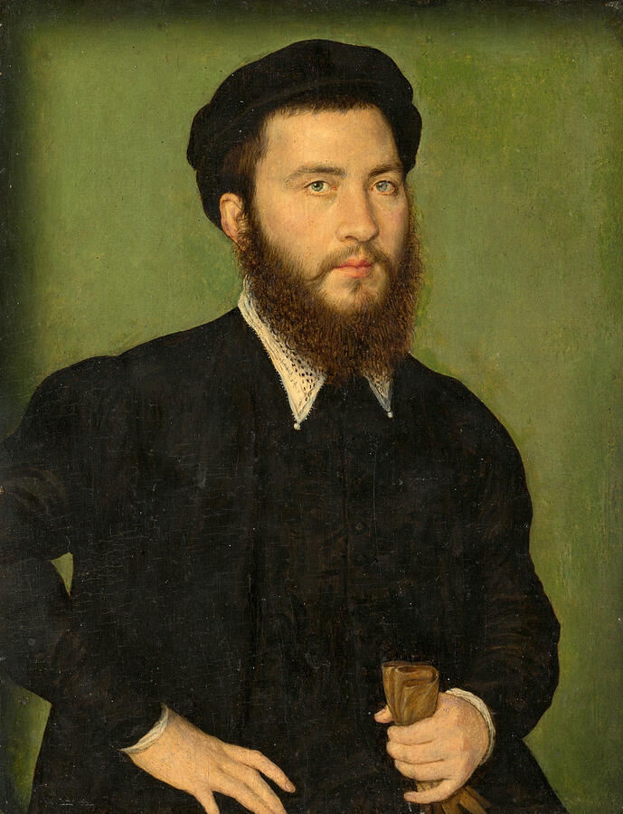Portrait of a Man #6 Painting by Corneille de Lyon