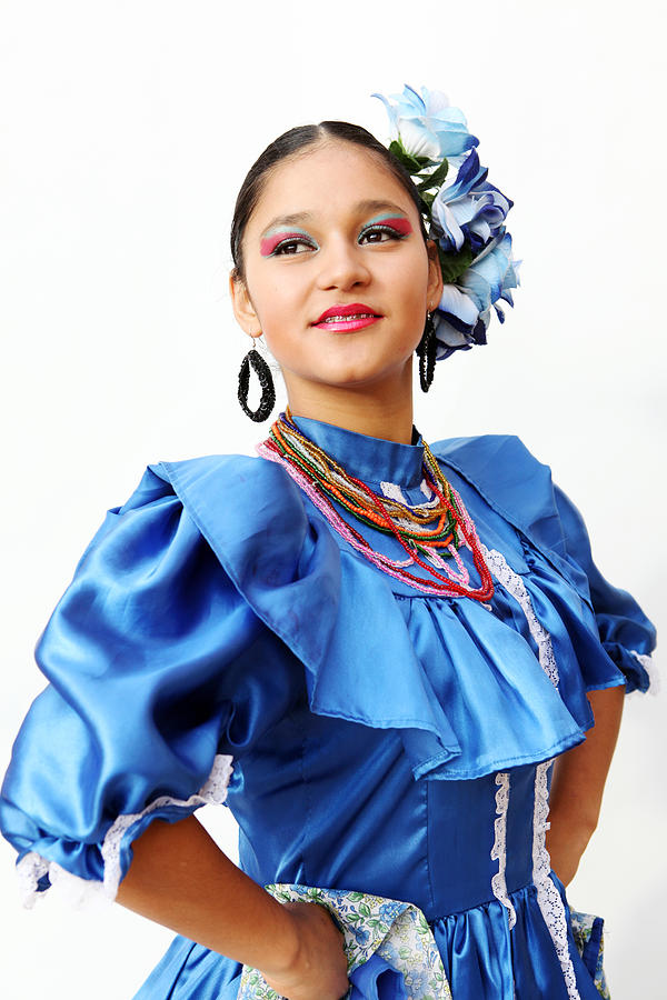 Portrait of female dancer in traditional costume #6 Photograph by Holly Wilmeth
