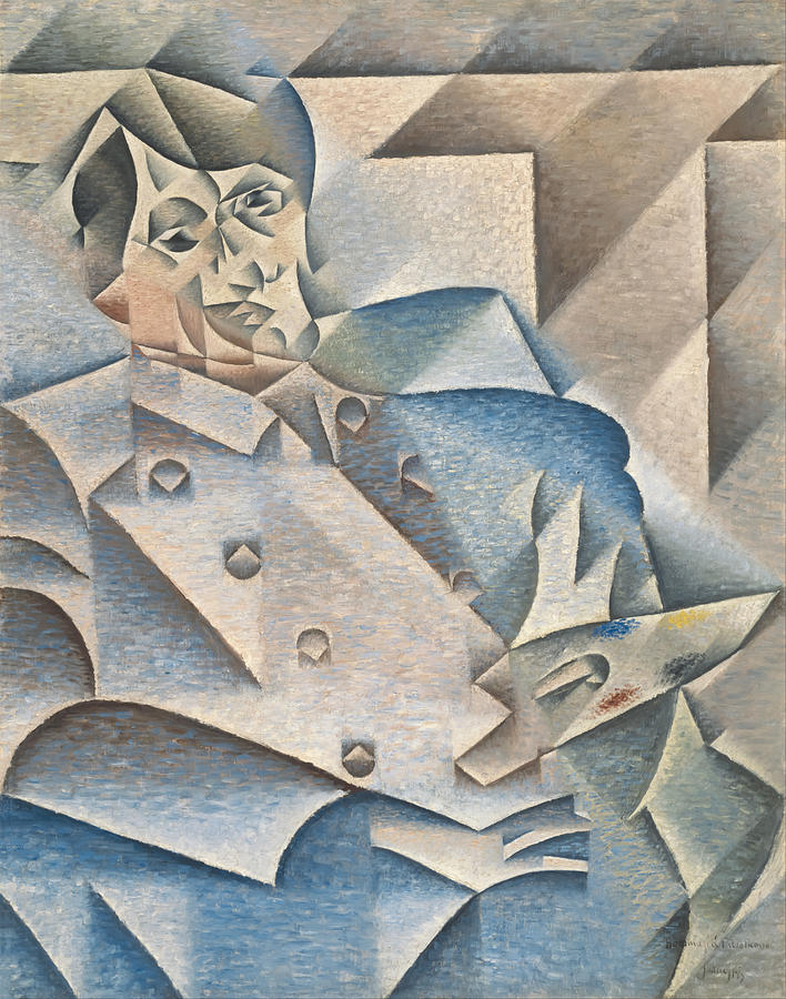 Portrait Of Pablo Picasso By Juan Gris Painting