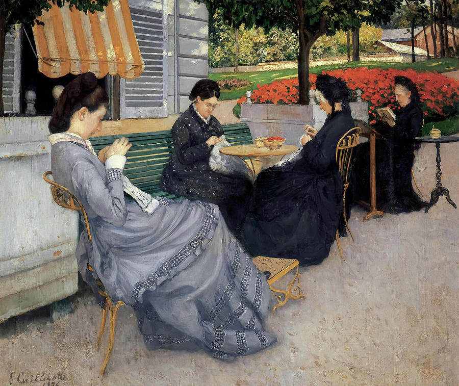 Portraits In The Countryside By Gustave Caillebotte Painting