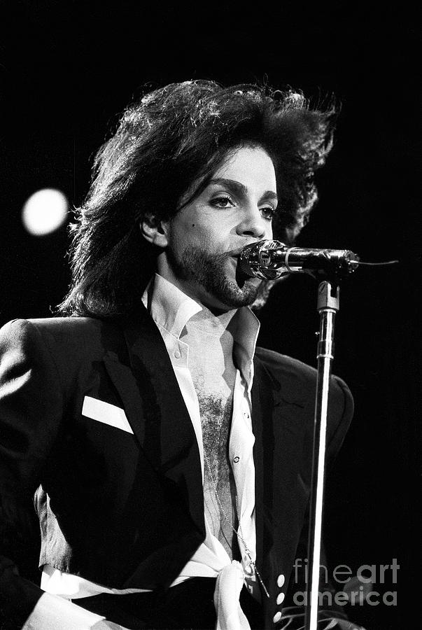 Singer Photograph - Prince #6 by Concert Photos