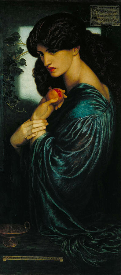 Dante Gabriel Rossetti Painting - Proserpine #6 by Aesthetics Store