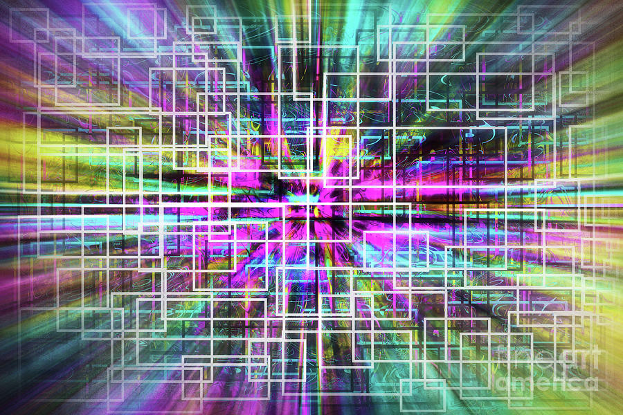 Psychedelic Abstract #6 Digital Art by Jonathan Welch