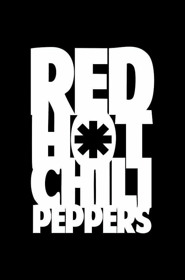 Red Hot Chili Peppers logo Digital Art by Red Veles
