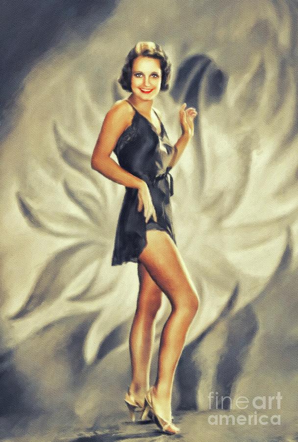 Rochelle Hudson, Vintage Actress Painting