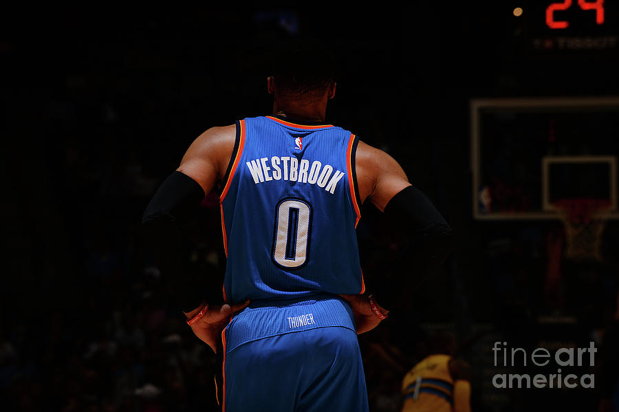 Russell Westbrook Photograph by Bart Young