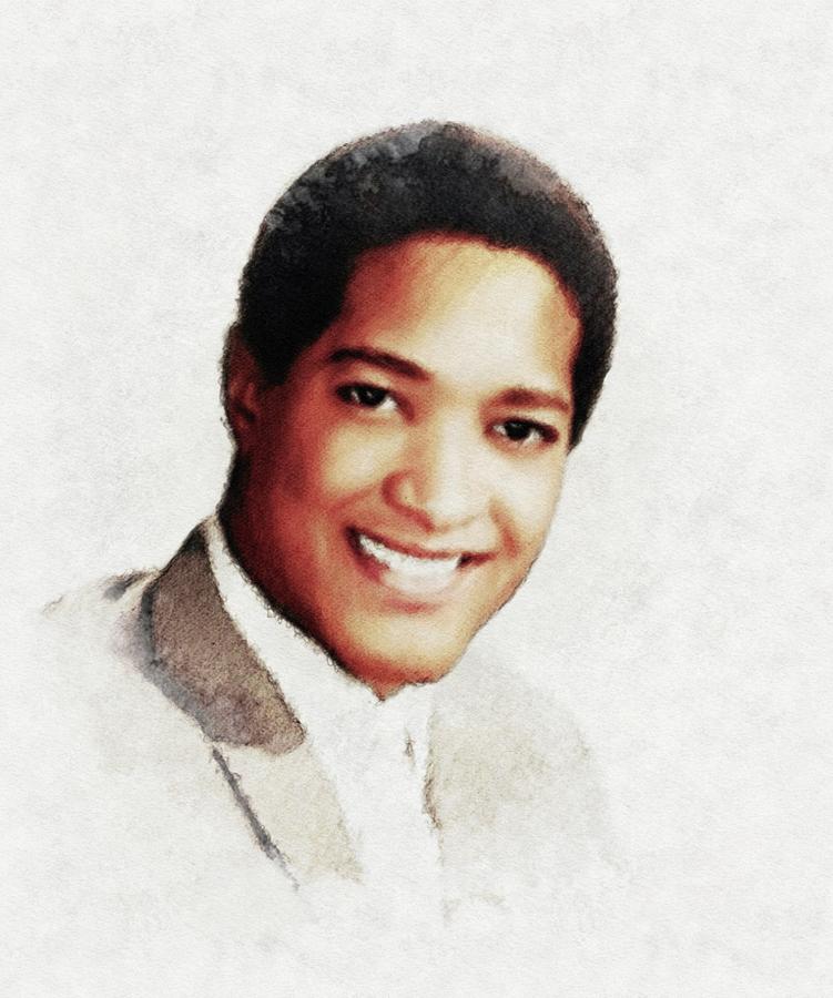 Music Painting - Sam Cooke, Music Legend #6 by Esoterica Art Agency
