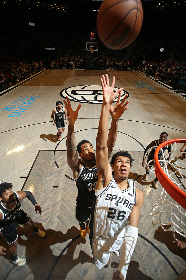 San Antonio Spurs v Brooklyn Nets #6 Photograph by Nathaniel S. Butler