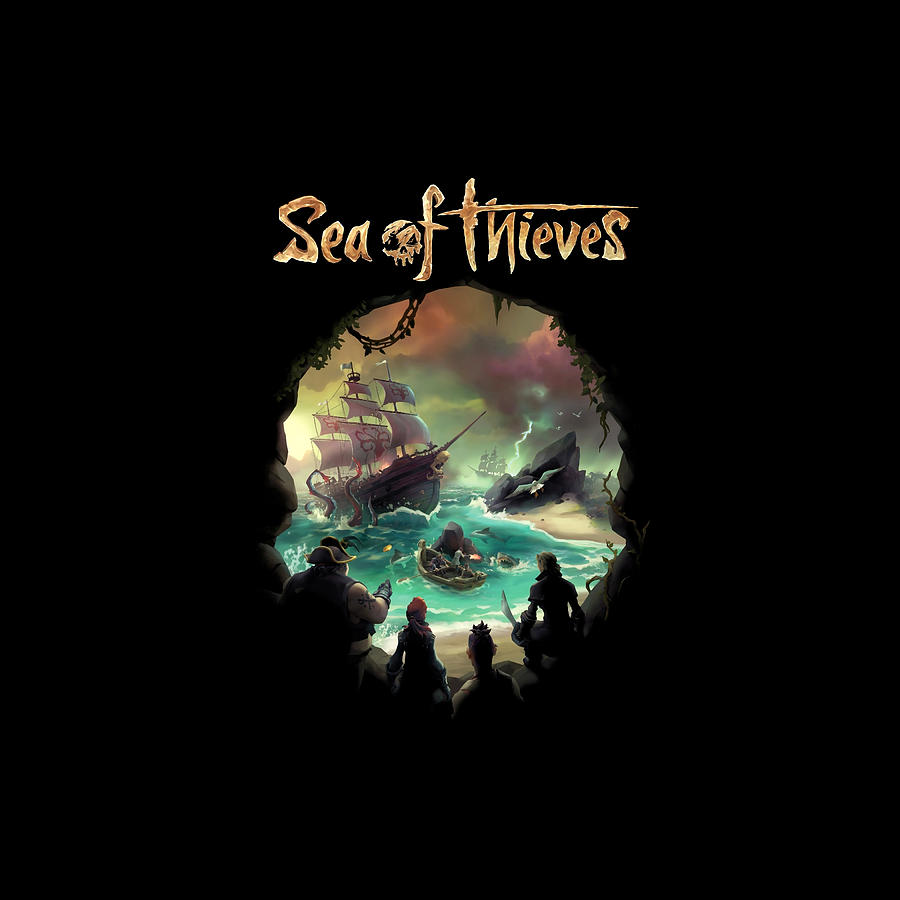 Dog Digital Art - Sea Of Thieves #6 by Madelyn Medrano
