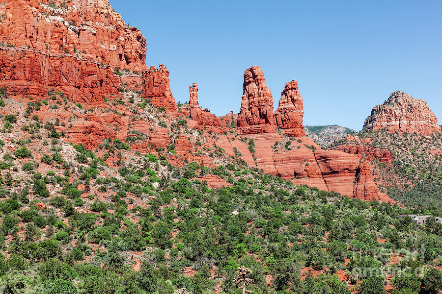 Sedona, Arizona, USA. Red rock formations. #6 Photograph by Michal Bednarek