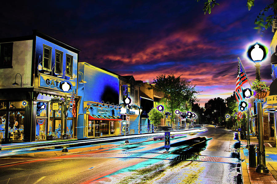 Sewickley Nights 6651 v2 Photograph by Laura Cherock Fine Art America