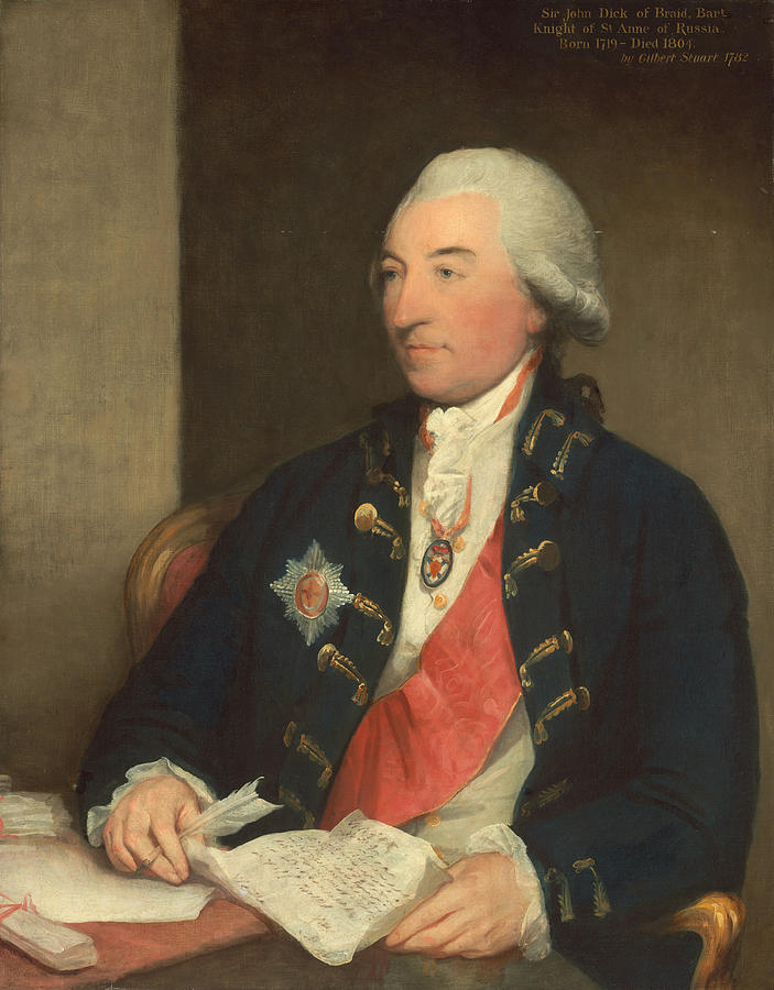 Sir John Dick #6 Painting by Gilbert Stuart