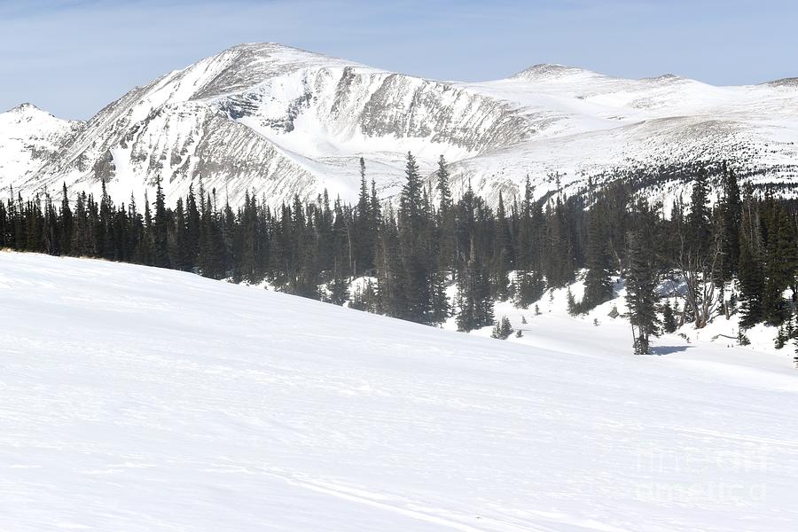 Snowy mountain scene #6 Photograph by Tonya Hance - Fine Art America