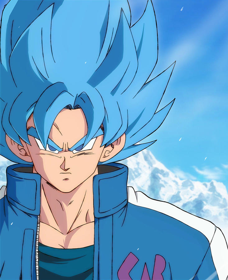 super saiyan blue goku pop
