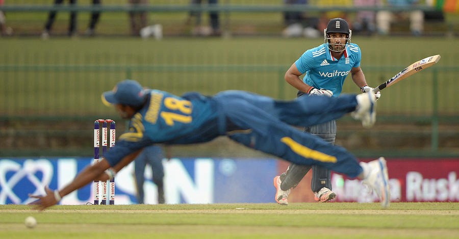 Sri Lanka v England - 5th ODI #6 Photograph by Gareth Copley