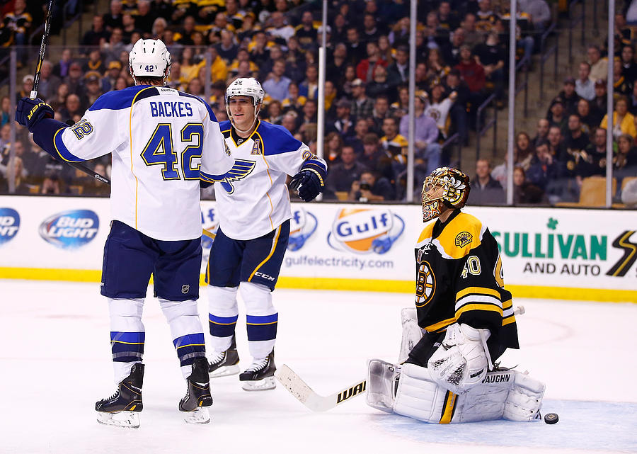 St Louis Blues v Boston Bruins #6 Photograph by Jared Wickerham