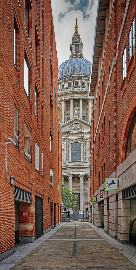 London Photograph - St Pauls Cathedral London a narrow view by John Gilham