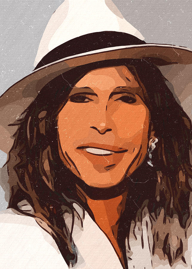 Steven Tyler Painting - Steven Tyler Artwork by New Art Steven Tyler Painting - Steven Tyler Artwork by New Art