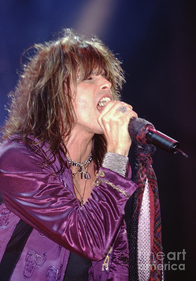 Steven Tyler Photograph - Steven Tyler - Aerosmith #15 by Concert Photos