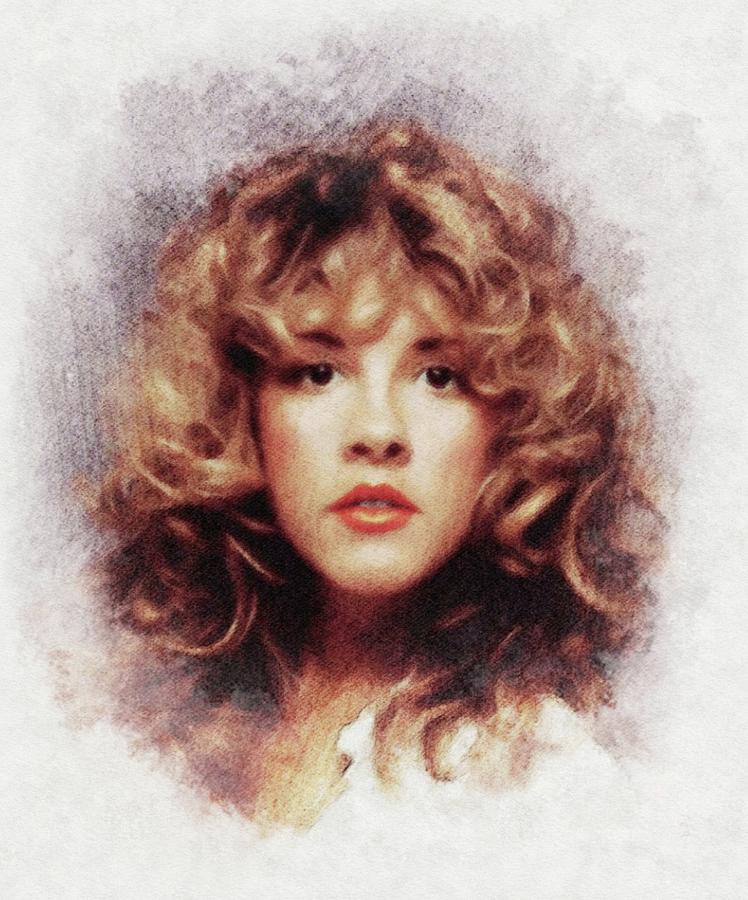 Stevie Nicks, Music Legend Painting By Esoterica Art Agency - Pixels