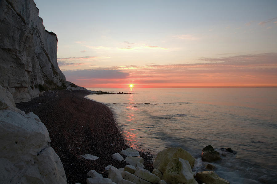 Sunrise at the White Cliffs of Dover #6 Photograph by Ian Middleton