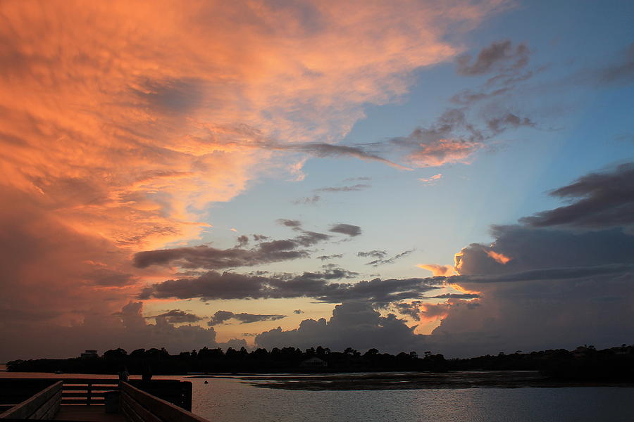 Sunset Sky #6 Photograph by Jindra Noewi