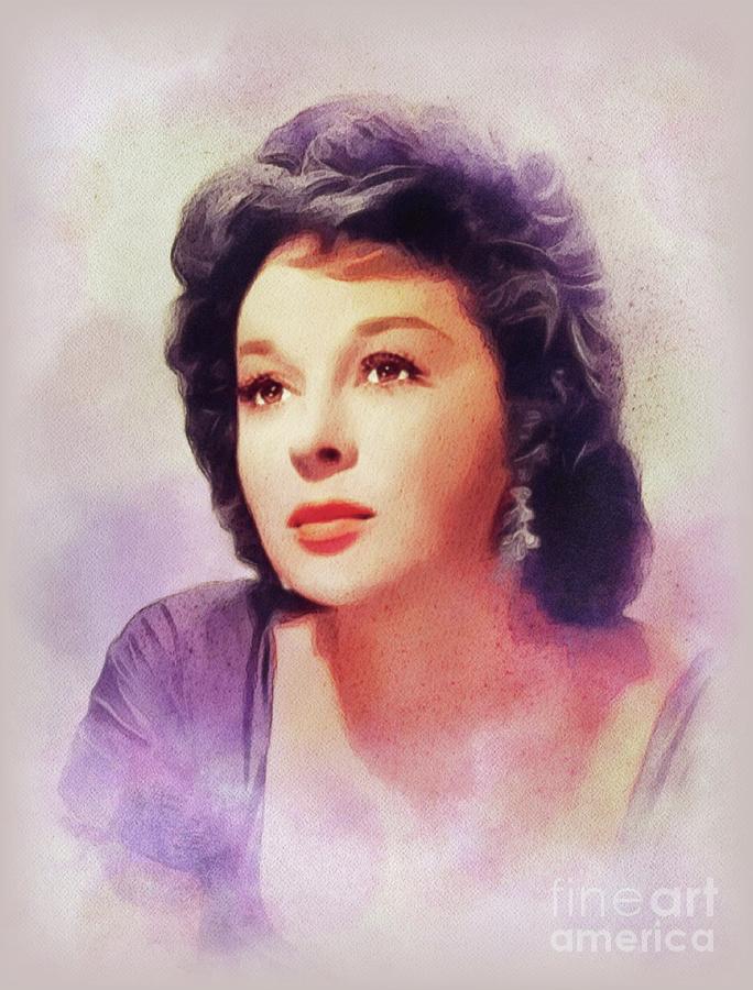 Susan Hayward, Movie Legend Painting by Esoterica Art Agency - Fine Art ...