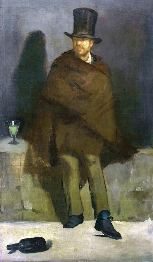 Edouard Manet Painting - The Absinthe Drinker #6 by Edouard Manet