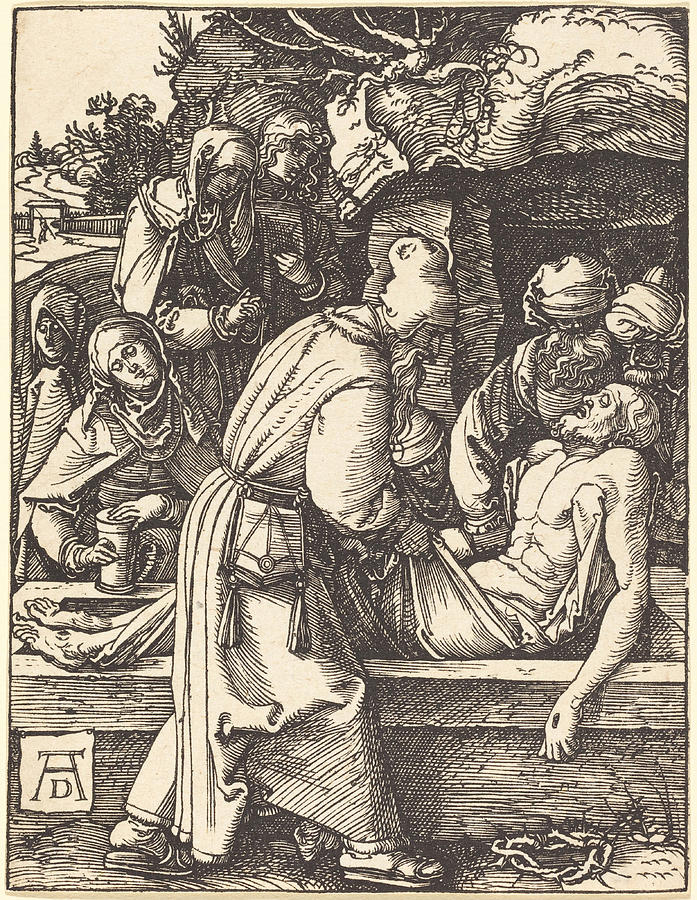 The Deposition Drawing by Albrecht Durer Fine Art America