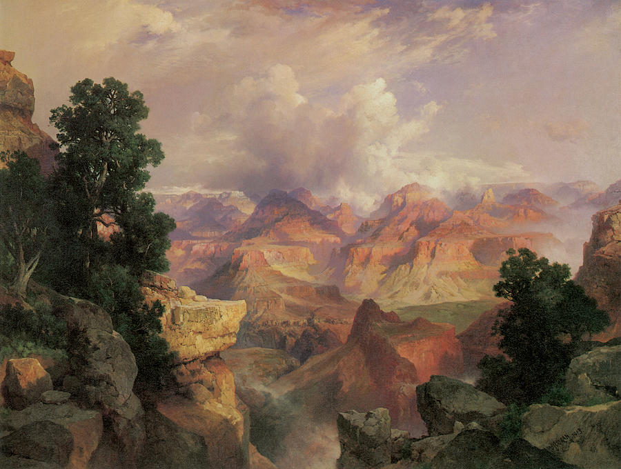 The Grand Canyon #6 Painting by Thomas Moran