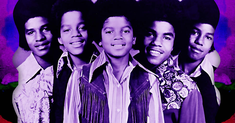 The Jackson 5 Collection #6 Mixed Media by Marvin Blaine