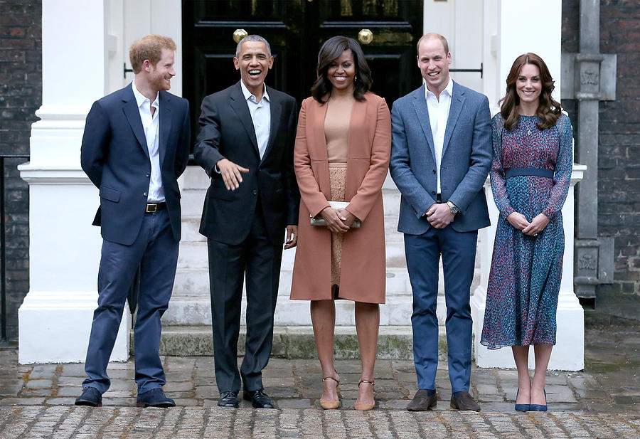 The Obamas Dine At Kensington Palace #6 Photograph by Chris Jackson