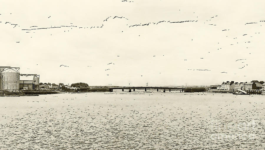 The Road Bridge crossing the River North Esk at Montrose harbour