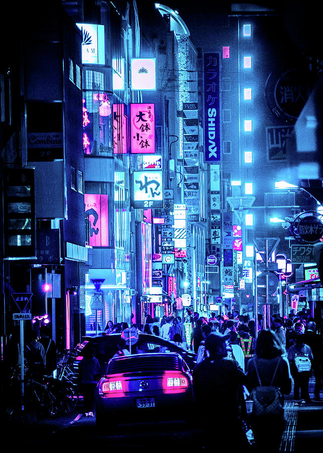 Tokyo Street 2077 Digital Art by Gab Fernando - Fine Art America