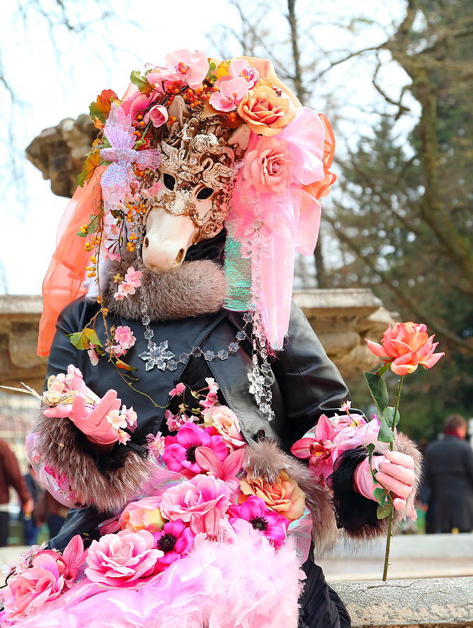 Venetian carnival #6 Photograph by Gregory_DUBUS