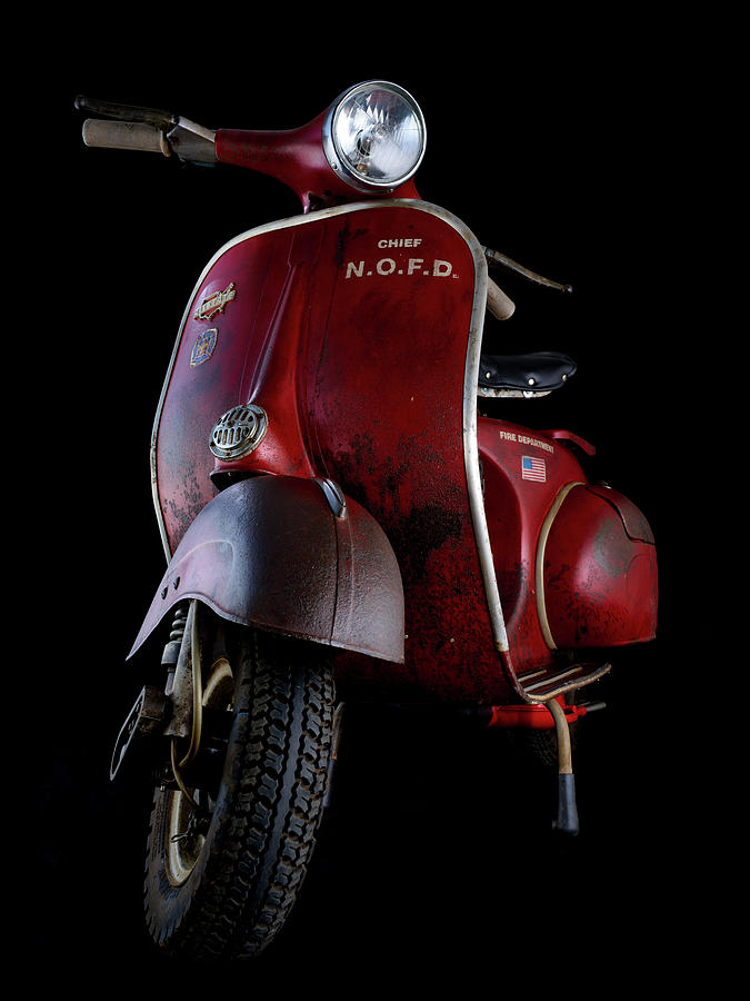 Vespa Allstate 125 Firechief VA15T and VNB6 engine , 1965, 124 c ...