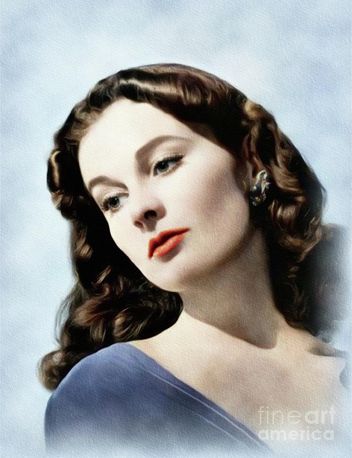 Vivien Leigh Movie Legend Painting By John Springfield Pixels